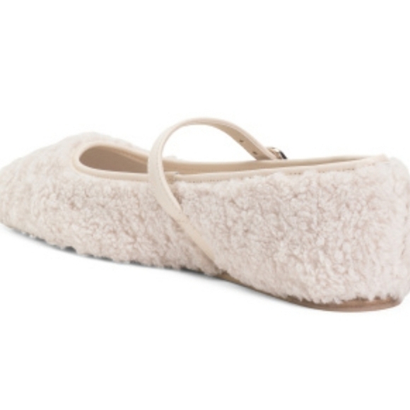 🔹️ Dolce Vita🔹️ Rodni Plush Ballet Flats Crème Plush Size 9.5 Shoes - Picture 5 of 5